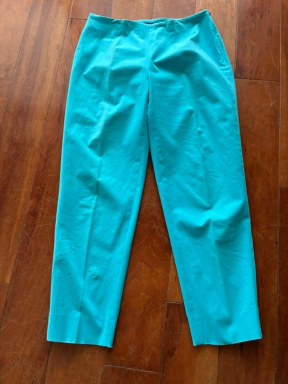PIAZZA SEMPIONE "AUDREY" PANTS.  BRIGHT BLUE.  SIZE 8/44